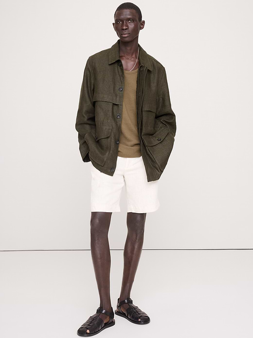 Banana Republic Linen Canvas Utility Jacket — photo 1