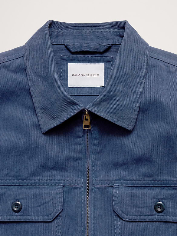 Banana Republic Cotton Twill Mechanic's Jacket with Corduroy Collar — photo 6