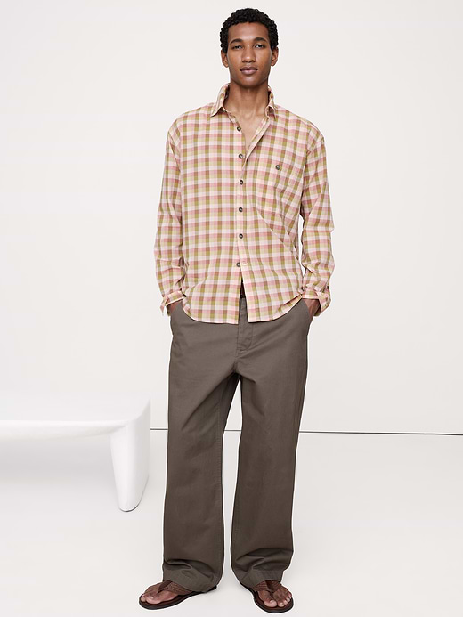 Banana Republic Relaxed-Fit Summerweight Cotton Shirt — photo 1