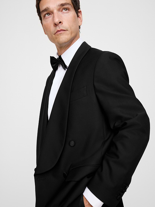 Banana Republic Relaxed Italian Barathea Tuxedo Jacket — photo 4