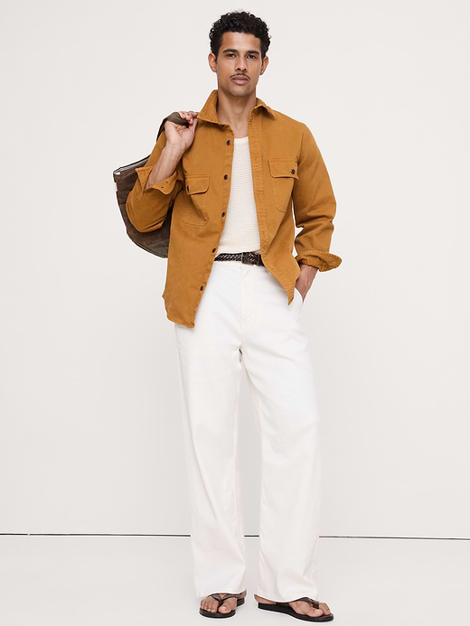 Banana Republic Cotton Twill Overshirt — photo 1
