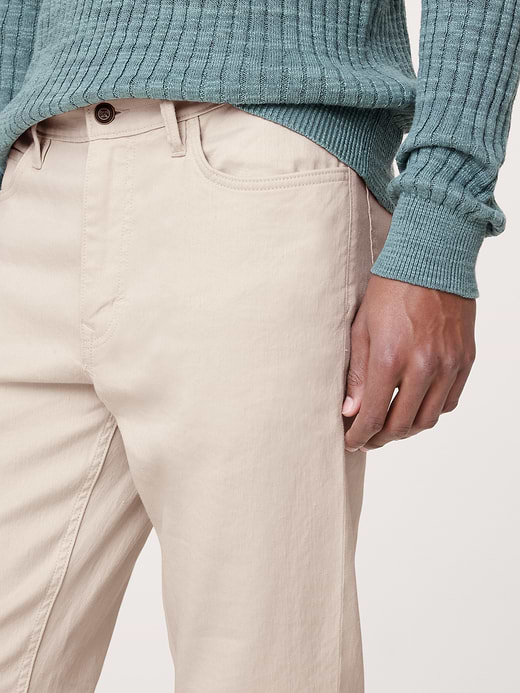Banana Republic Slim Linen-Cotton Traveler Pant — photo 4