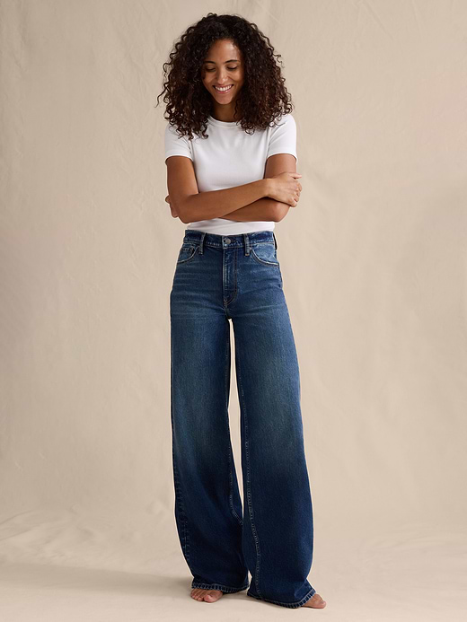 Banana Republic The Icon Classic Wide-Leg Jean — photo 5