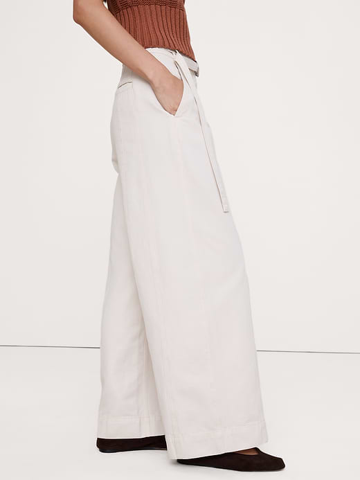 Banana Republic High-Rise Wide-Leg Utility Pant — photo 4