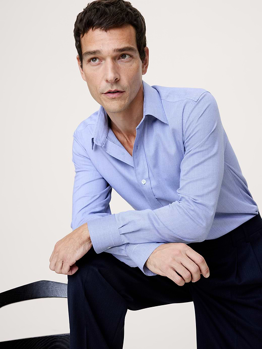Banana Republic Slim-Fit Wrinkle-Resistant Dress Shirt — photo 1