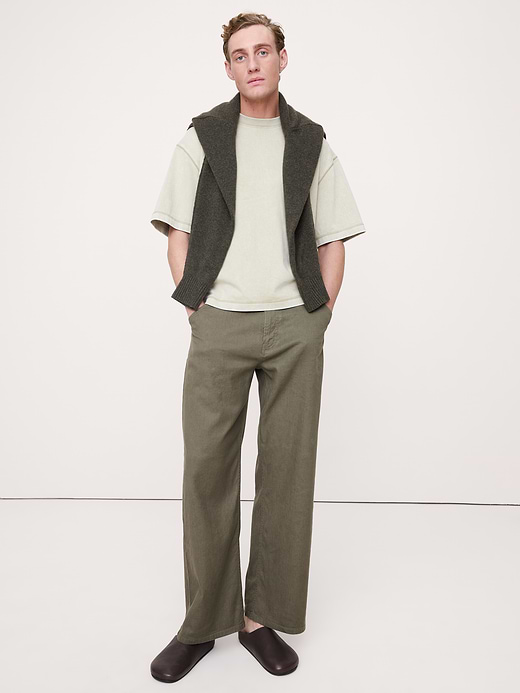 Banana Republic Loose Italian Linen-Cotton Pant — photo 1