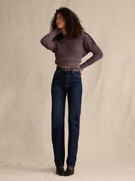 Banana Republic High-Rise 90S Straight Jean — photo 3