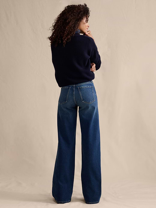 Banana Republic The Icon Classic Wide-Leg Jean — photo 3
