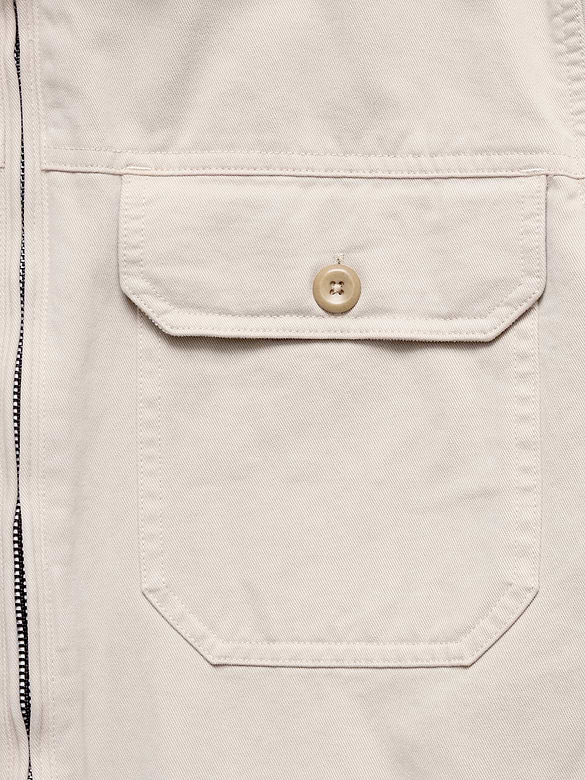 Banana Republic Cotton Twill Mechanic's Jacket with Corduroy Collar — photo 6