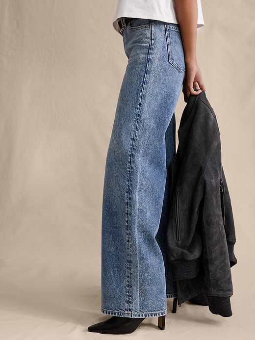 Banana Republic The Icon Classic Wide-Leg Jean — photo 4