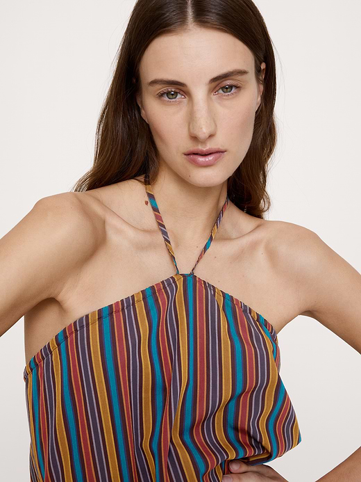 Banana Republic Cotton Poplin Halter Top — photo 4