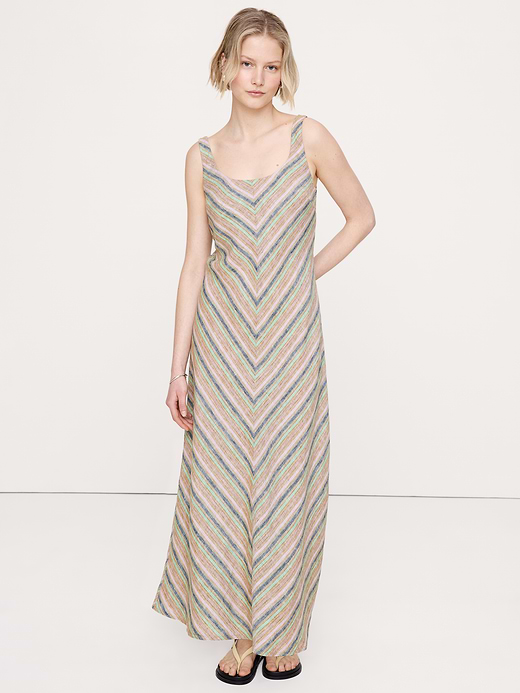 Banana Republic Linen Bias-Cut Maxi Dress — photo 1