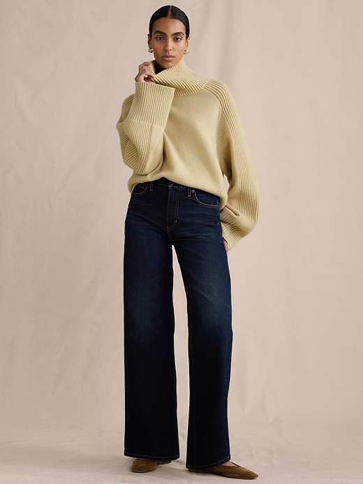 Banana Republic The Icon Classic Wide-Leg Jean — photo 1