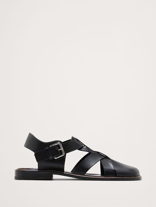 Banana Republic Leather Closed-Toe Fisherman Sandal — photo 1