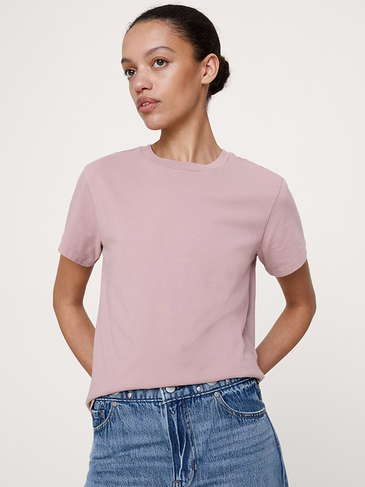 Banana Republic Vintage Cotton Crew-Neck T-Shirt — photo 1