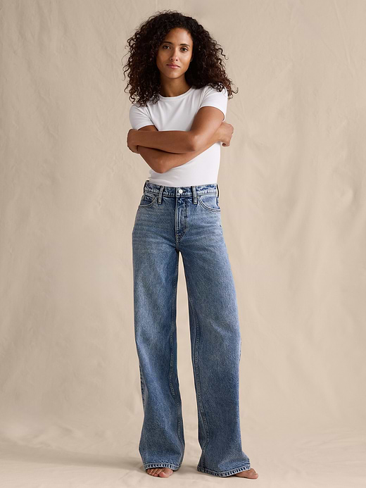 Banana Republic The Icon Classic Wide-Leg Jean — photo 5