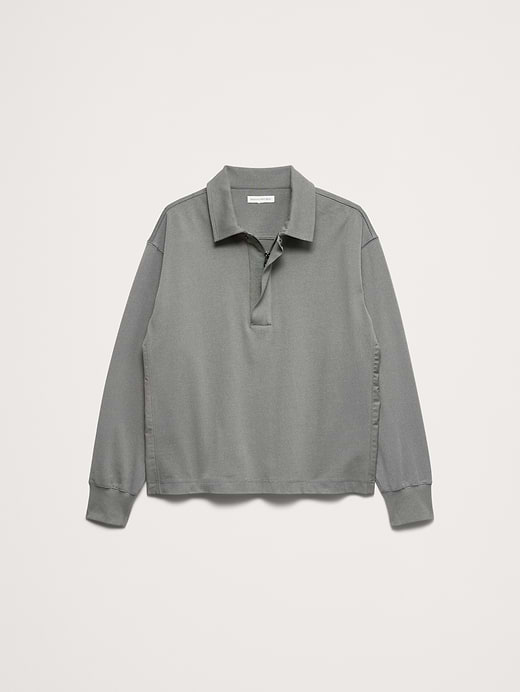 Banana Republic Cotton Quarter-Zip Sweatshirt — photo 5
