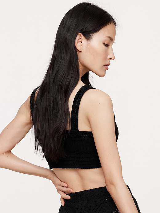 Banana Republic Cotton Crochet Bralette — photo 3