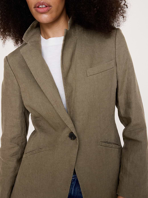 Banana Republic Slim Linen Blazer — photo 4
