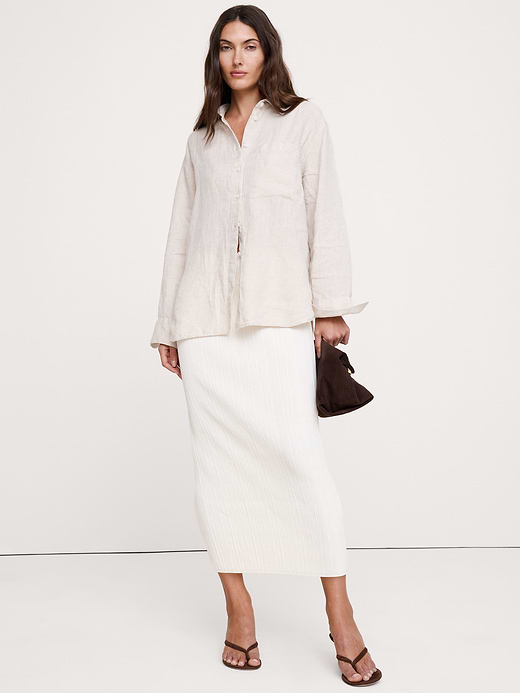 Banana Republic Crinkle Knit Maxi Skirt — photo 3