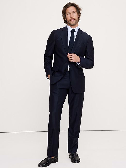 Banana Republic Signature Italian Hopsack Suit Jacket — photo 6