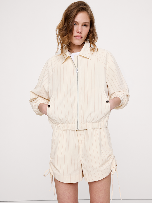Banana Republic Cotton Poplin Bomber Jacket — photo 1