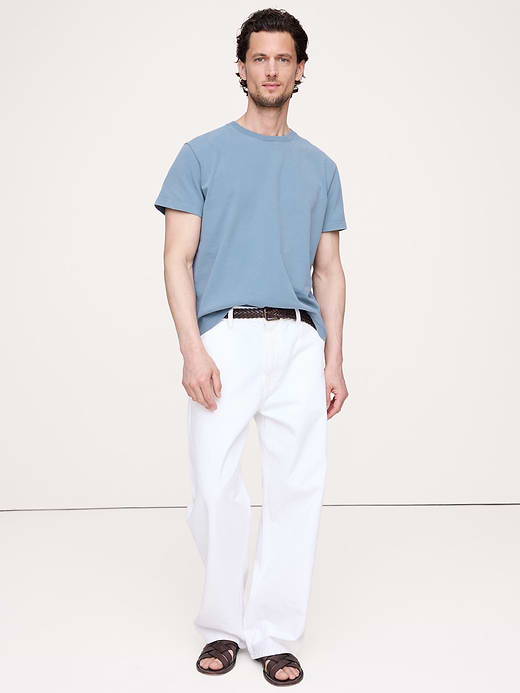 Banana Republic Heavyweight Cotton Crew-Neck T-Shirt — photo 1
