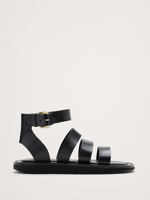 Banana Republic Italian Leather Flatform Sandal — photo 1