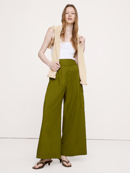 Banana Republic Heritage Explorer High-Rise Wide-Leg Pant — photo 1
