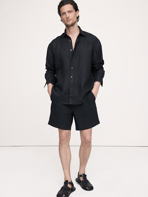Banana Republic The Weekender 7" Pull-On Short in Cotton — photo 1