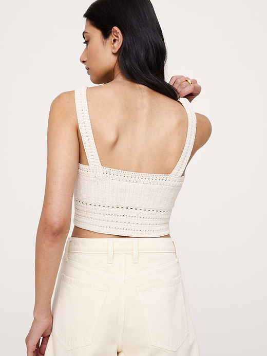 Banana Republic Cotton Crochet Bralette — photo 3