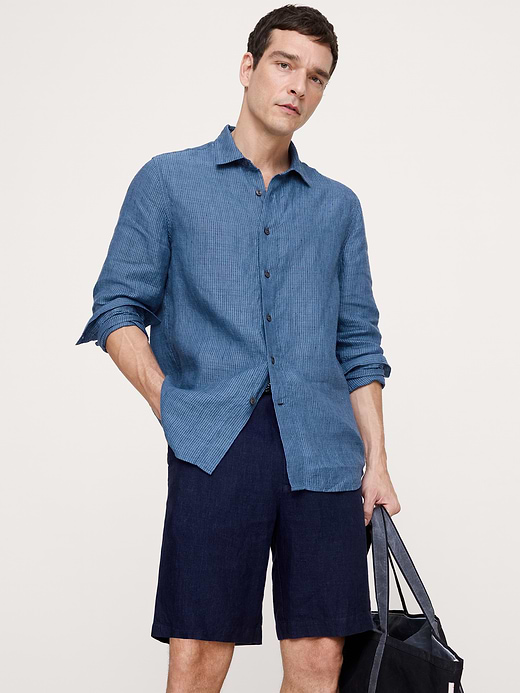 Banana Republic Standard-Fit Textured Shirt — photo 1