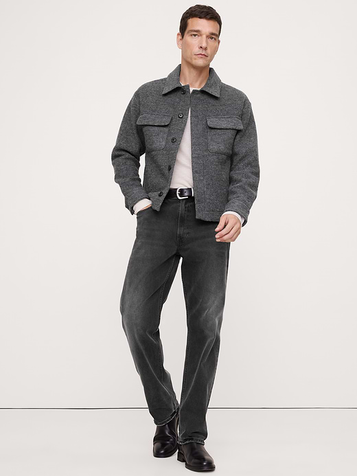 Banana Republic Boiled Wool-Blend Shirt Jacket — photo 1