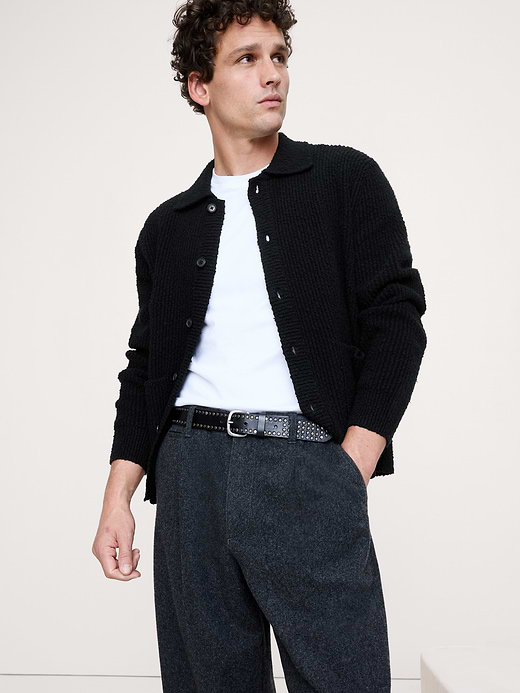 Banana Republic Studded Leather Belt — photo 3
