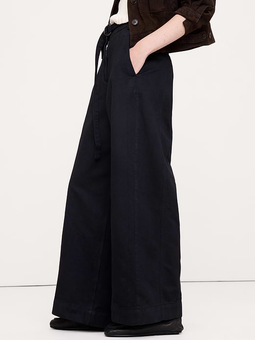 Banana Republic High-Rise Wide-Leg Utility Pant — photo 4