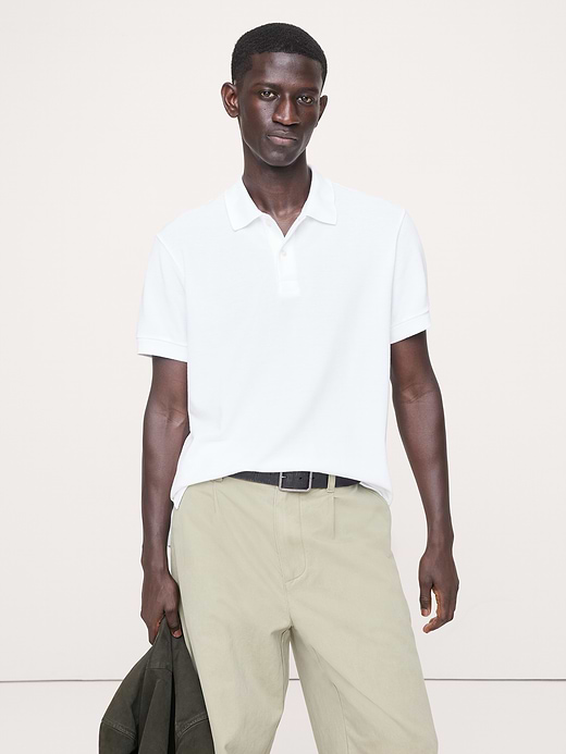 Banana Republic Cotton Pique Polo — photo 1