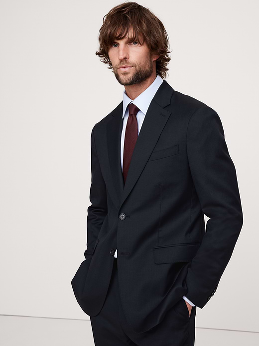 Banana Republic Signature Italian Houndstooth Suit Jacket — photo 4