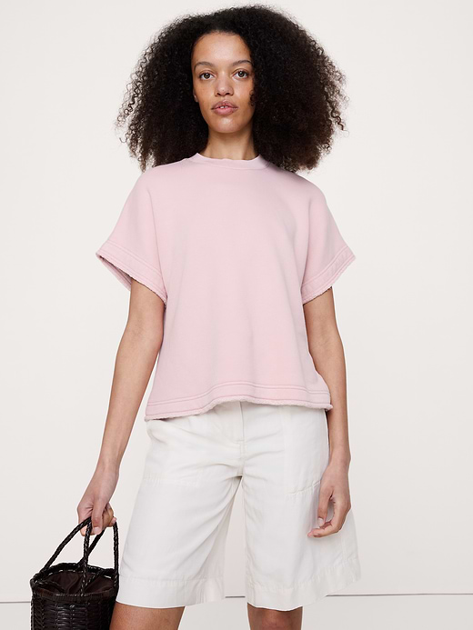 Banana Republic Terry Sweatshirt Tee — photo 1