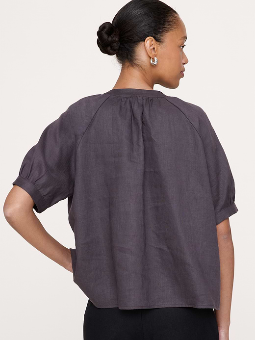 Banana Republic Linen Tassel-Tie Top — photo 3