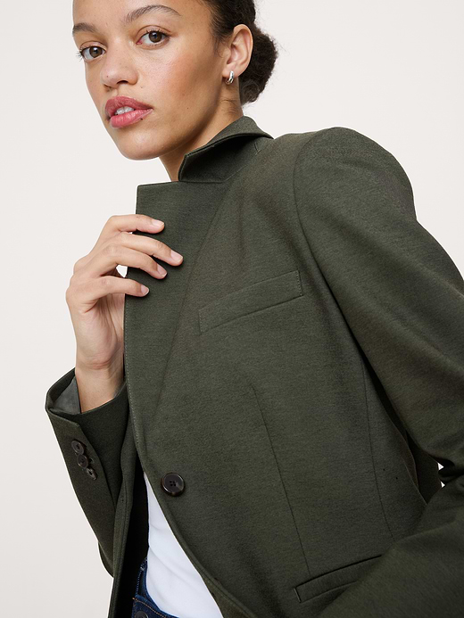 Banana Republic Slim Everywhere Ponte Blazer — photo 4