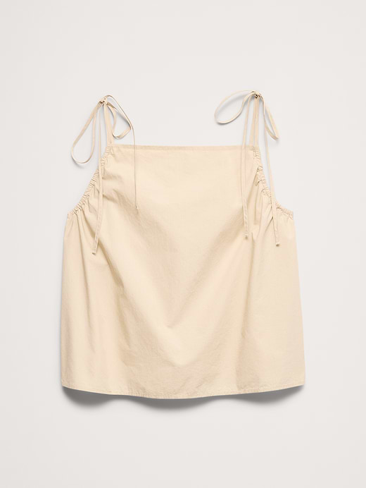 Banana Republic Cotton Poplin Tie-Strap Tank — photo 5