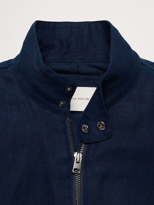 Banana Republic Linen Harrington Jacket — photo 6