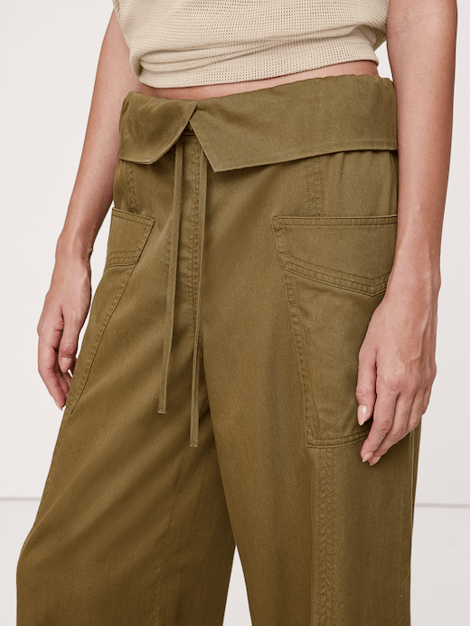 Banana Republic High-Rise Straight-Leg Fisherman Pant — photo 4