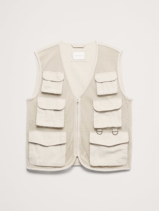 Banana Republic Mesh Photojournalist Vest — photo 5