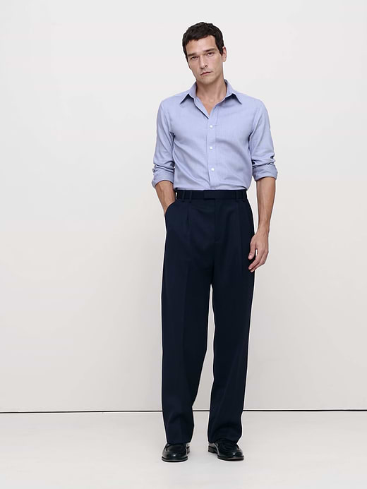 Banana Republic Slim-Fit Wrinkle-Resistant Dress Shirt — photo 7