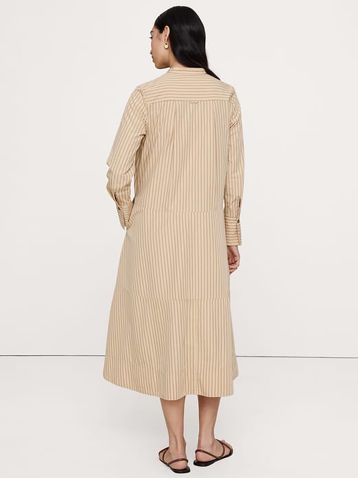 Banana Republic Cotton Trapeze Shirt Dress — photo 3
