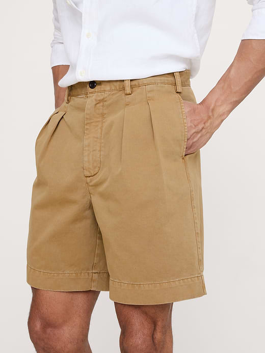 Banana Republic Archive Reissue 8" Pleated Short — photo 4