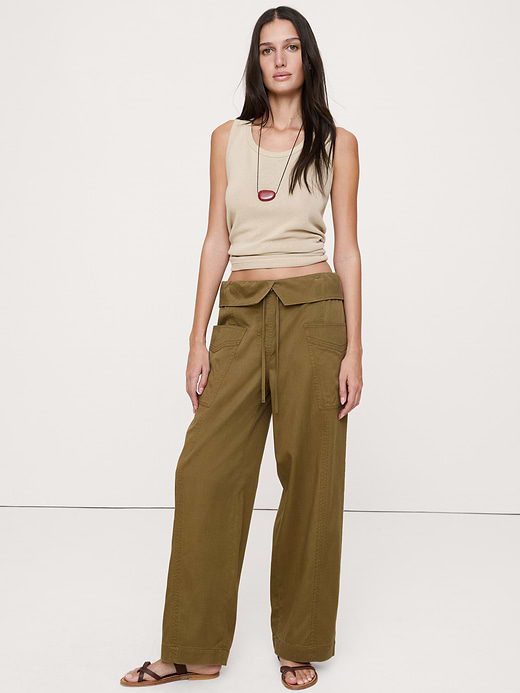 Banana Republic High-Rise Straight-Leg Fisherman Pant — photo 1
