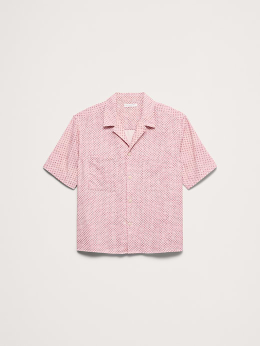 Banana Republic Relaxed-Fit Seersucker Resort Shirt — photo 5