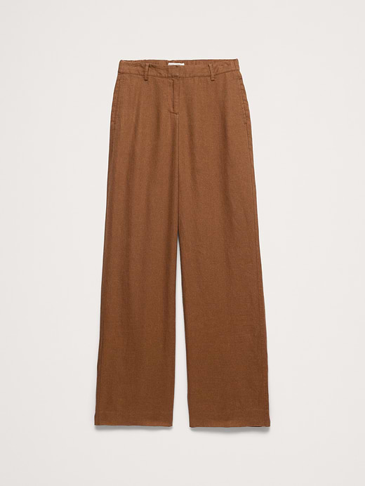 Banana Republic The Everyday Wide-Leg Pant in Linen — photo 5